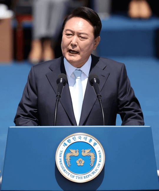 第20届韩国总统尹锡悦就职演说（中韩全文）